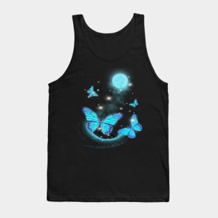 Blue Moon Butterfly Costume Gifft Tank Top